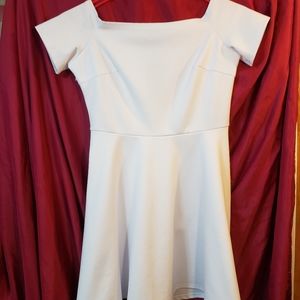 Girls juniors Sarin Mathews xl white stretch dress (c2)